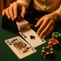 Spinaro - Live Blackjack - Jeu de casino avec croupier réel