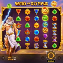 Spinaro - Machine à sous Gates of Olympus - Jeu de casino en ligne