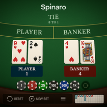 Spinaro - Baccarat - Jeu de table de casino en ligne